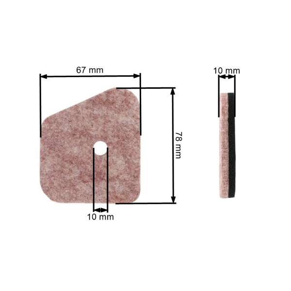 Vzduchový filter pre krovinorezy Stihl FS90 FS100 FS130 (OEM 41801201800)