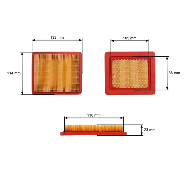Vzduchový filter pre motorové kosačky Loncin AL-KO Alko McCulloch