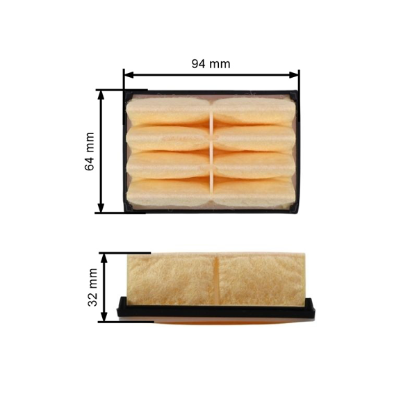 Vzduchový filter pre motorové píly Husqvarna 261 262XP 268 272XP 394XP (OEM 503447203)