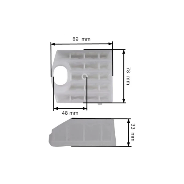 Vzduchový filter pre motorové píly Oleomac 956 962 970 980 (OEM 97000044R 98000092R)