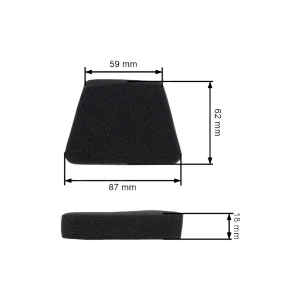 Vzduchový filter pre motorové píly Partner 350 351 352 370 371 390 Jonsered 2150 2175 2375 CS2137 CS2138 Poulan 1950 1975 McCulloch MAC 320 (OEM 530037793)
