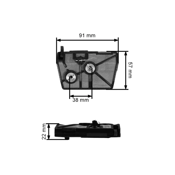 Vzduchový filter pre motorové píly Stihl 028 028AV (OEM 11181201600)