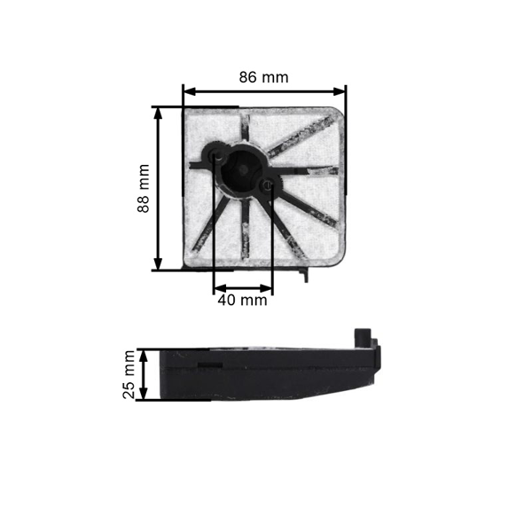 Vzduchový filter pre motorové píly Stihl 045 056 056AV 056 Magnum (OEM 11151201620)