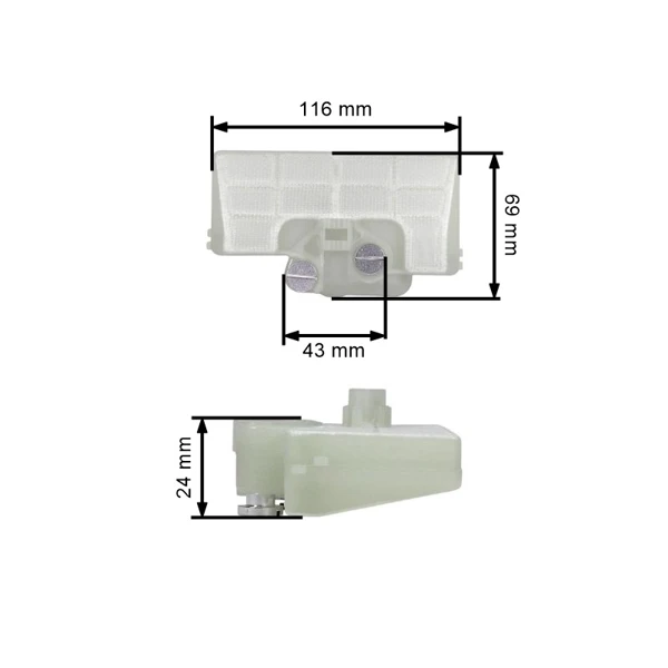 Vzduchový filter pre motorové píly Stihl MS290 MS310 MS390 029 039 (OEM 11271201620)