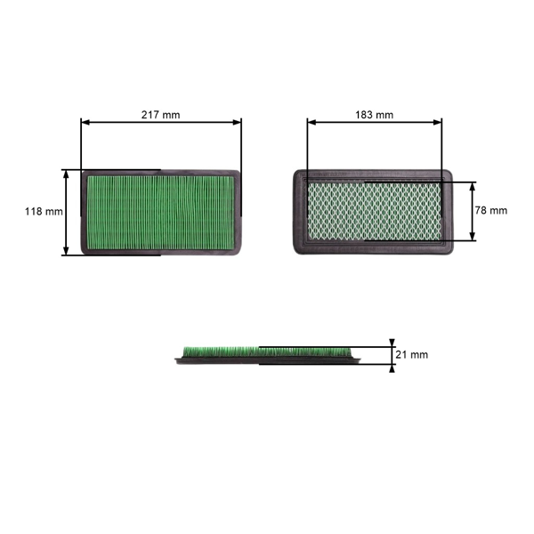 Vzduchový filter pre motory Honda GCV510 GCV520 GCV530 (OEM 17210ZOA003)