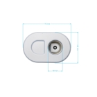 Vzduchový filter pre motory MTD 170 mm x 109 mm 60 mm (OEM 737-05145)