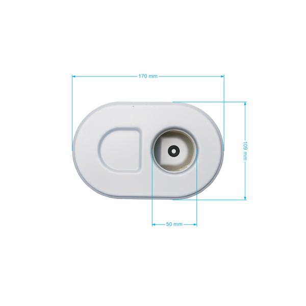 Vzduchový filter pre motory MTD 170 mm x 109 mm 60 mm (OEM 737-05145)