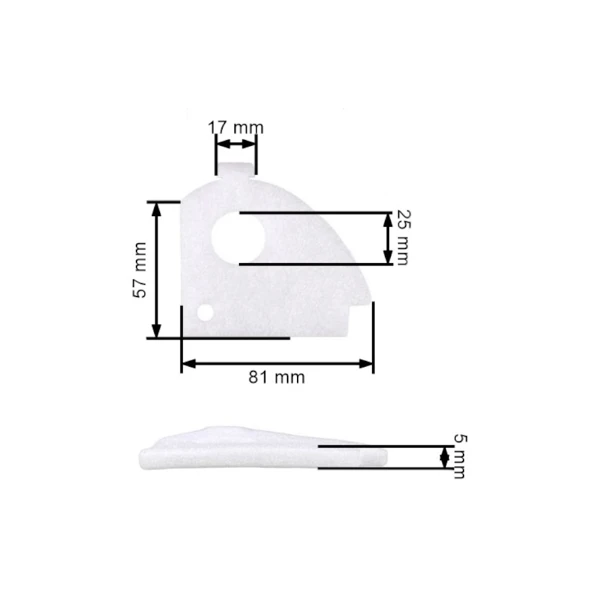 Vzduchový filter pre reťazové píly Makita DCS340 DCS4610 Dolmar PS2 PS3 PS4 PS34 PS36 PS41 PS45 (OEM 036173011)