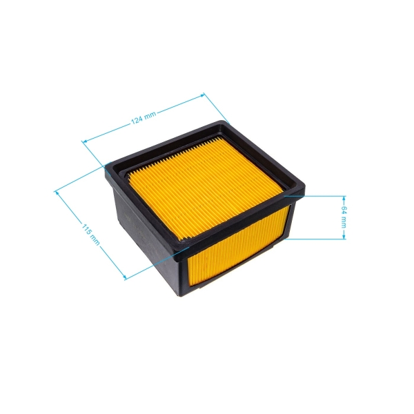 Vzduchový filter pre rozbrusovacie píly Partner Husqvarna K770 K 770 Dry Cut K 770 Smartguard K 770 VAC K760 K760 RESCUE (OEM 525470601 525470602)