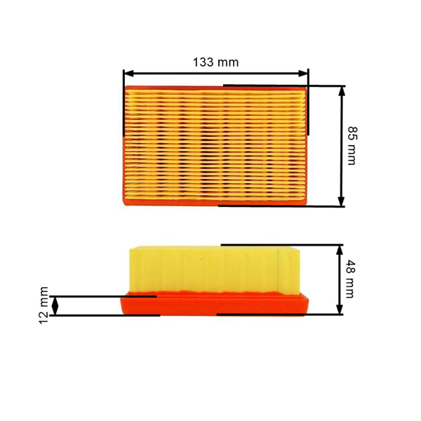Vzduchový filter pre rozbrusovacie píly Stihl TS 400 SR430 SR450 BR350 BR430 BR450 (42231410300)