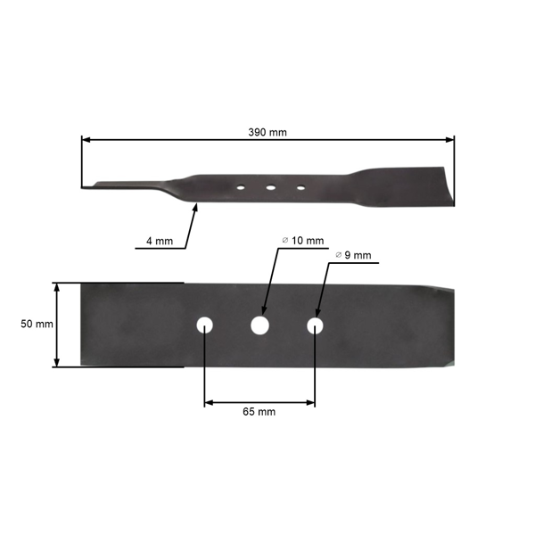 Žací nôž 39 cm (16") pre kosačky Oleo-Mac Efco Spartan (OEM 66.01.0038 66010038 66010038R)