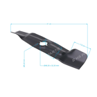 Žací nôž 41 cm (16") pre motorové kosačky Wolf (OEM 171041)