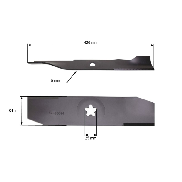 Žací nôž 42 cm (16") pre Husqvarna Jonsered Partner McCulloch Poulan Jonsered Weedeater (OEM 532180054 532173920 539107519)