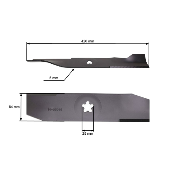 Žací nôž 42 cm (16") pre Husqvarna Jonsered Partner McCulloch Poulan Jonsered Weedeater (OEM 532180054 532173920 539107519)