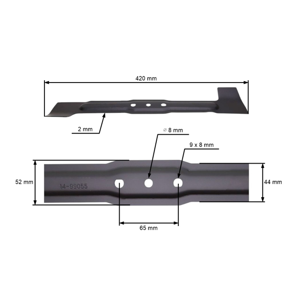 Žací nôž 42 cm (17
