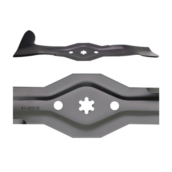 Žací nôž 46,2 cm (18") pravý so zberom pre záhradné traktory Husqvarna Jonsered Partner McCulloch Poulan Weedeater (OEM 532186386)