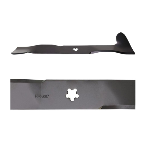 Žací nôž 46 cm (18") ľavý so zberom pre záhradné traktory Husqvarna Partner McCulloch Poulan Jonsered (OEM 532186385 532165560 532426323 532170037)