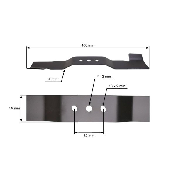 Žací nôž 46 cm (18") so zberom pre Hortmasz HKS Mastercut Nac Lider Hortus Victus