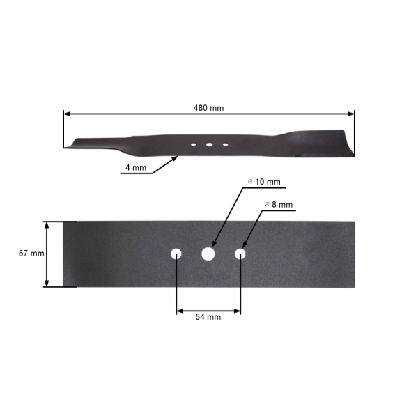 Žací nôž 48 cm (19") so zberom pre motorové kosačky Stiga Castel Garden