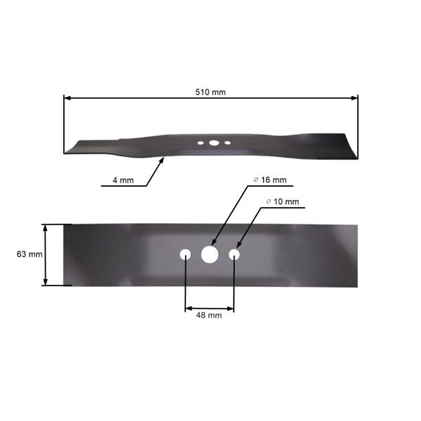 Žací nôž 51 cm (20") pre Husqvarna Partner McCulloch Poulan Jonsered Weedeater (OEM 532850972 532145106)