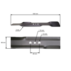 Žací nôž 53 cm (21") pre motorové kosačky John Deere Sabre (OEM GC00032 GC00344)