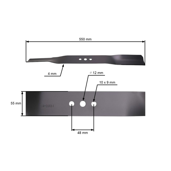 Žací nôž 55 cm (22") pre Hortmasz HKS Master Cut Lider Tryton Hortus Victus (OEM JL56Z-C3-04)