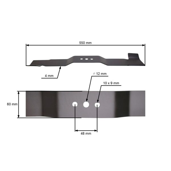 Žací nôž 55 cm (22") so zberom pre Hortmasz HKS Mastercut Nac Lider Hortus Victus (OEM JL56Z-C3-04)