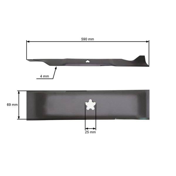 Žací nôž 59 cm (23