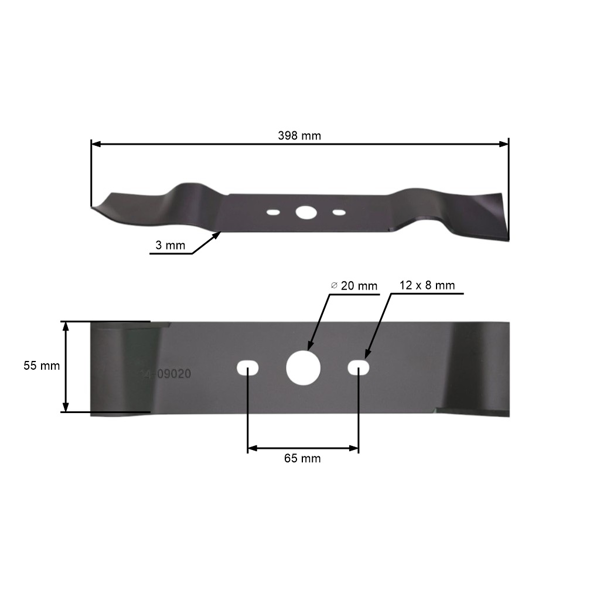 Žací nôž pre elektrické kosačky AL-KO Comfort 40E 39,8 cm