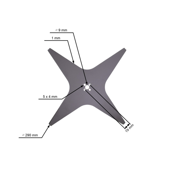 Žací nôž pre robotické kosačky Ambrogio Stiga autoclip 29 cm (1126-9145-01)