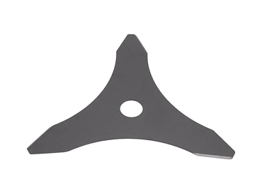 Žací oceľový nôž 3 zubý rozmer 255 mm x 25,4 mm pre krovinorezy a motorové vyžínače