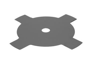 Žací oceľový nôž 4 zubý rozmer 255 mm x 25,4 mm pre krovinorezy a motorové vyžínače