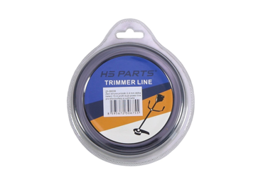 Žacia struna priemer 2,4 mm Dĺžka balenia 15 m Dvojitý profil napájacieho vedenia pre krovinorezy a vyžínače