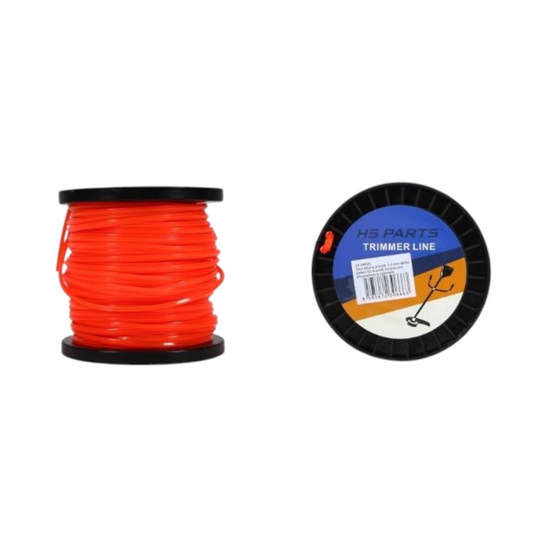 Žacia struna priemer 3,0 mm dĺžka balenia 52 m štvorcový profil pre krovinorezy a vyžínače