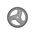 Zadné koleso pre záhradné kosačky Husqvarna Partner Electrolux Craftsman McCulloch Poulan (OEM 532403509 532432747 532432749 193929X427 431880X460)