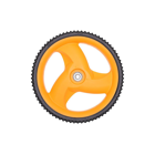 Zadné koleso pre záhradné kosačky Husqvarna Partner Electrolux Craftsman McCulloch Poulan (OEM 532403509 532432747 532432749 431880X460 193929X427)