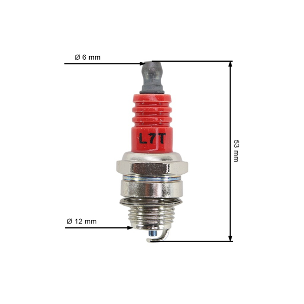 Zapaľovacia sviečka pre motorové píly krovinorezy postrekovača a ďalšiu dvojtaktnú záhradnú techniku (Iridium)