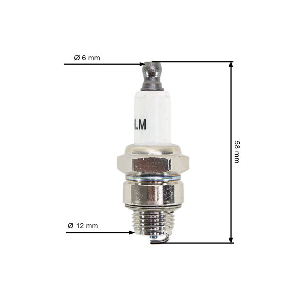 Zapaľovacia sviečka pre motory Briggs & Stratton Sprint Classic Quantum Series 450 500 550 625 650 675 (OEM 992300 992041)