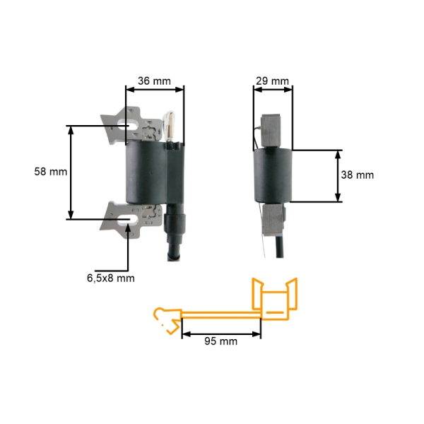 Zapaľovanie pre čínske kosačky NGP NAC Victus Loncin a kosačky z hobbymarketov