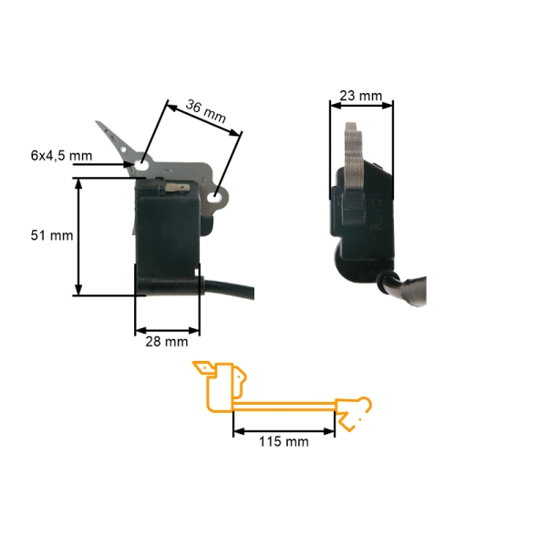 Zapaľovanie pre Čínske motorové píly a píly z hobbymarketov s obsahom motora 25 ccm